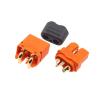 HFHYDZSW Amass XT60I-F Aircraft p/Lug with Signal Pin Male Female 2+1 DC 500V 30A 60IPW Connector Plugs Compatible with The RC(XT60 Female) view 3