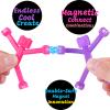 6 PCS Magnetic Travel Toys for Kids, Creative, Portable and Educational, Magnetic-People-Magnet-Men: Cute Robot & Funny Magnets, Small Fidget Toys for Classroom Prizes, Easter Egg Stuffers, Office view 3