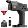 EAEX Smoke Gun Bubble Maker, Includes Aromas and Edible Bubbles, for Cocktail Drinks and Enhancing The Flavour of Food, Bar/Home Use (Set) view 1
