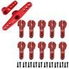 25T Aluminum Servo Horns Arms M3 Threads Metal Steering Arm & 25T Metal Servo Horn M3 Threads Steering Servo Arm Server Rocker view 1