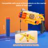2 Pack Blaster Guns Boys Toy for 3+ Year Old Kids, 80 Soft Foam Darts Bullets, 2 Targets & 2 Wrist Strap, Gun Toys Gifts for Ages 8-12,Christmas Stocking Stuffers Party Supplies for Toddler Orange view 4