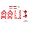 DAIHAOUU for 1/16 SCY for JJRC SG116 MAX SG116 PRO Model Aluminum Alloy Upgrade Parts Kit RC Car OP Accessories Crawler Truck Buggy(4 PCS-Red) view 1