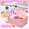 Montessori Toys for 3 4 5 6 7 8 9 10 Year Old Girls Boys Birthday Gifts,Kids Kitchen Knife Set for Real Cooking & Apron and Glove,Toddler Knife Set, Learning Toys view 2