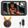 Babyvue BV2 USB Baby Car Camera Plug-Play, 4.5" 1080P Easy Setup Backseat Camera with Flexible 360 Rotation, Clear Picture Rear Facing Car Seat  Peace of Mind for Pet Owners and Parents view 1