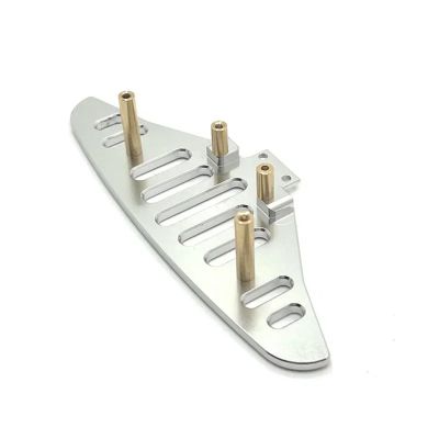 DAIHAOUU for MJX 1/14 14301 14302 14303 RC Car Upgrade Parts Front Bumper Bar Kit(Silver)