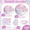 120PCS In My Birthday Era Party Supplies Friendship Party Tableware Music Themed Decorations includes In My Era Music Plates and Napkins for Girl Fans Birthday Party Decorations view 3