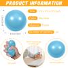 12 Pcs Light Blue Foam Stress Ball Squeeze Stress Relief Balls for Kids and Adults Hand Exercise Sensory Relief Toys for Anxiety ADHD Autism Light Blue view 2