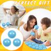 12 Pcs Light Blue Foam Stress Ball Squeeze Stress Relief Balls for Kids and Adults Hand Exercise Sensory Relief Toys for Anxiety ADHD Autism Light Blue view 4