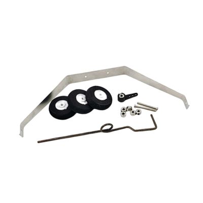 Colaxi RC Plane Landing Gear Wheel Kit Spare Parts, Glider Landing Gear Fittings Accessory Replaces for RC Fixed Wing Aircraft
