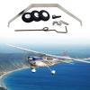 Colaxi RC Plane Landing Gear Wheel Kit Spare Parts, Glider Landing Gear Fittings Accessory Replaces for RC Fixed Wing Aircraft view 2