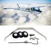 Colaxi RC Plane Landing Gear Wheel Kit Spare Parts, Glider Landing Gear Fittings Accessory Replaces for RC Fixed Wing Aircraft view 3