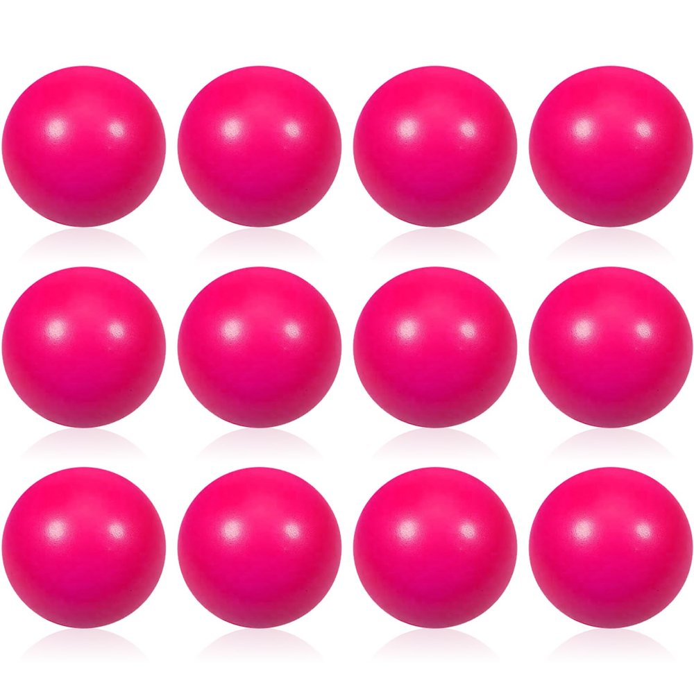 12 Pcs Rose red Foam Stress Ball Squeeze Stress Relief Balls for Kids and Adults Hand Exercise Sensory Relief Toys for Anxiety ADHD Autism Rose red