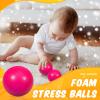 12 Pcs Rose red Foam Stress Ball Squeeze Stress Relief Balls for Kids and Adults Hand Exercise Sensory Relief Toys for Anxiety ADHD Autism Rose red view 3