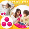 12 Pcs Rose red Foam Stress Ball Squeeze Stress Relief Balls for Kids and Adults Hand Exercise Sensory Relief Toys for Anxiety ADHD Autism Rose red view 4