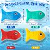 EYxsaxenk Fish Bean Bags for Tossing - 12Pcs Fish-Shaped Bean Bag Toss Game for Kids Outside Tossing Game Nylon Bean Bag Toy Indoor Outdoor Toy for Toddler Holiday Family Party Throwing Game Supplies view 2