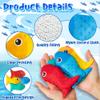 EYxsaxenk Fish Bean Bags for Tossing - 12Pcs Fish-Shaped Bean Bag Toss Game for Kids Outside Tossing Game Nylon Bean Bag Toy Indoor Outdoor Toy for Toddler Holiday Family Party Throwing Game Supplies view 3