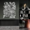 Metal Sea Turtle Wall Decor, Sea Turtle Metal Wall Art, Metal Fish Wall Decor, Ocean Metal Wall Art, Sealife Wall Art, Metal Wall Art for Living Room, Bed Room, Bathroom, Office (Black, 7659 cm / 3023 in) view 2