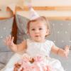 2nd Birthday Hat For Baby Girls, Pink Two Year Old Crown, Glitter Hat With Pink Topper, Decoration For Girls, Second Cake Smash Props view 4