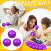 12 Pcs Purple Foam Stress Ball Squeeze Stress Relief Balls for Kids and Adults Hand Exercise Sensory Relief Toys for Anxiety ADHD Autism Purple view 3