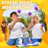 12 Pcs Purple Foam Stress Ball Squeeze Stress Relief Balls for Kids and Adults Hand Exercise Sensory Relief Toys for Anxiety ADHD Autism Purple view 4