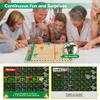 Premium Horse Racing Game with Cards and Dice, Horse Race Betting Board Game for Adult, Thickened Solid Wood with 143 Chips, 9 Metal Horses, Bet Board & Tokens & Cards, Rich Props for Enhanced Fun view 3