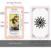 Classic Tarot Cards for Beginners With Meanings - 78 Card Deck Set for Learning and Fortune Telling (White) view 4