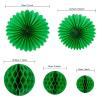30 Packs Hanging Honeycomb Round Paper Fans Party Decorations Paper Fans For Birthday Graduation Baby view 3