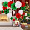 30 Packs Hanging Honeycomb Round Paper Fans Party Decorations Paper Fans For Birthday Graduation Baby view 4