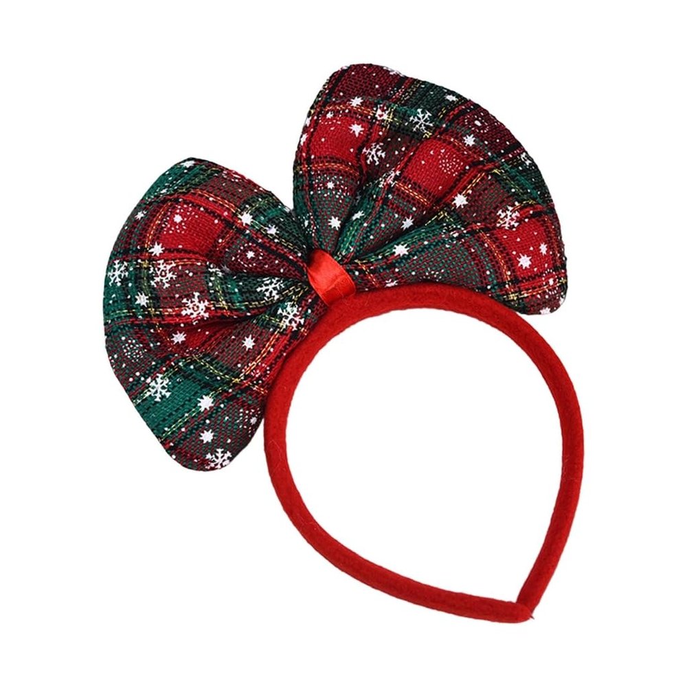 2024 Happy New Year Head Band Set of 12 Big Bow Headbands New Year Party Decorations Christmas New Year Headband