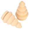 Glomora 20 Items Unfinished Wooden Christmas Tree, Crafts Unfinished Wood Kits, Children Graffiti DIY Painted Decoration, for Art Painting Craft Projects view 4