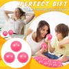 12 Pcs Pink Foam Stress Ball Squeeze Stress Relief Balls for Kids and Adults Hand Exercise Sensory Relief Toys for Anxiety ADHD Autism Pink view 4