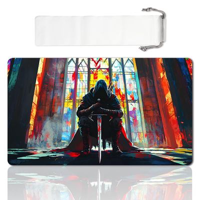 LIUYANZE MTG Playmat Compatible for TCG CCG RPG OCG Board Game Size 24x14 in CCG Play mats (TCG 5)