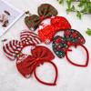 2024 Happy New Year Head Band Set of 12 Big Bow Headbands New Year Party Decorations Christmas New Year Headband view 4