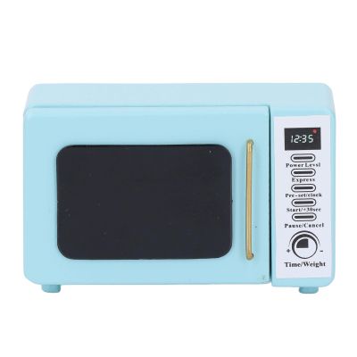 BTSEURY Doll House Miniature Microwave, Doll House Furniture, Miniature Microwave Oven Doll House Kitchen Scene Decoration for Doll
