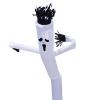 WYDDDARY 20Ft White Ghost Inflatable Dancer Waving Tube Man Puppet Air Inflatable Dancing Wind Dancer Dancing Sky Puppet No Blower view 1