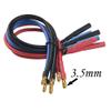 6Pack 7.87" 14AWG 3.5mm Gold Bullet Connector 3.5 Banana Plug Extension Cable Male Female Wire & RC Power Distribution XT60 to 4Pairs 3.5mm Banana Bullet Parallel Charger JST Cable Multi Rotor Extensi view 3