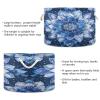 GOODOLD Blue Mandala Pattern Extra Large Storage Basket Decorative Laundry Basket with Handles, Rope Basket for Clothes, Blanket, Towel, 20 x 14 Inch view 3