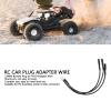 Banana Plug Female to 3Pin Adapter Wire, 12cm RC Brushless Motor Connector for Axial SCX24, Silicone Copper Material view 3