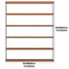 ZXHKZDX Figures Building Blocks Acrylic Transparent Collectibles Display Cabinet, Wall-Mounted Storage Shelf, Doll Case for Bedroom Living(60X8X26cm-24X3X10in) view 3
