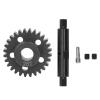 28T Gear Spool Kit, Steel Drive Gear Spool Shaft with Machine Screws, for 1/7 1/8 RC Cars view 2