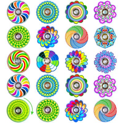 50 Pack Fidget Spinner Mini Toys Party Favors Easter Basket Eggs Goodie Bag Stuffers Gifts,Stress Relief Sensory Toys for Kids Adults ADHD Autisms,Carnival Treasure Box Toy Classroom Prizes Supplies