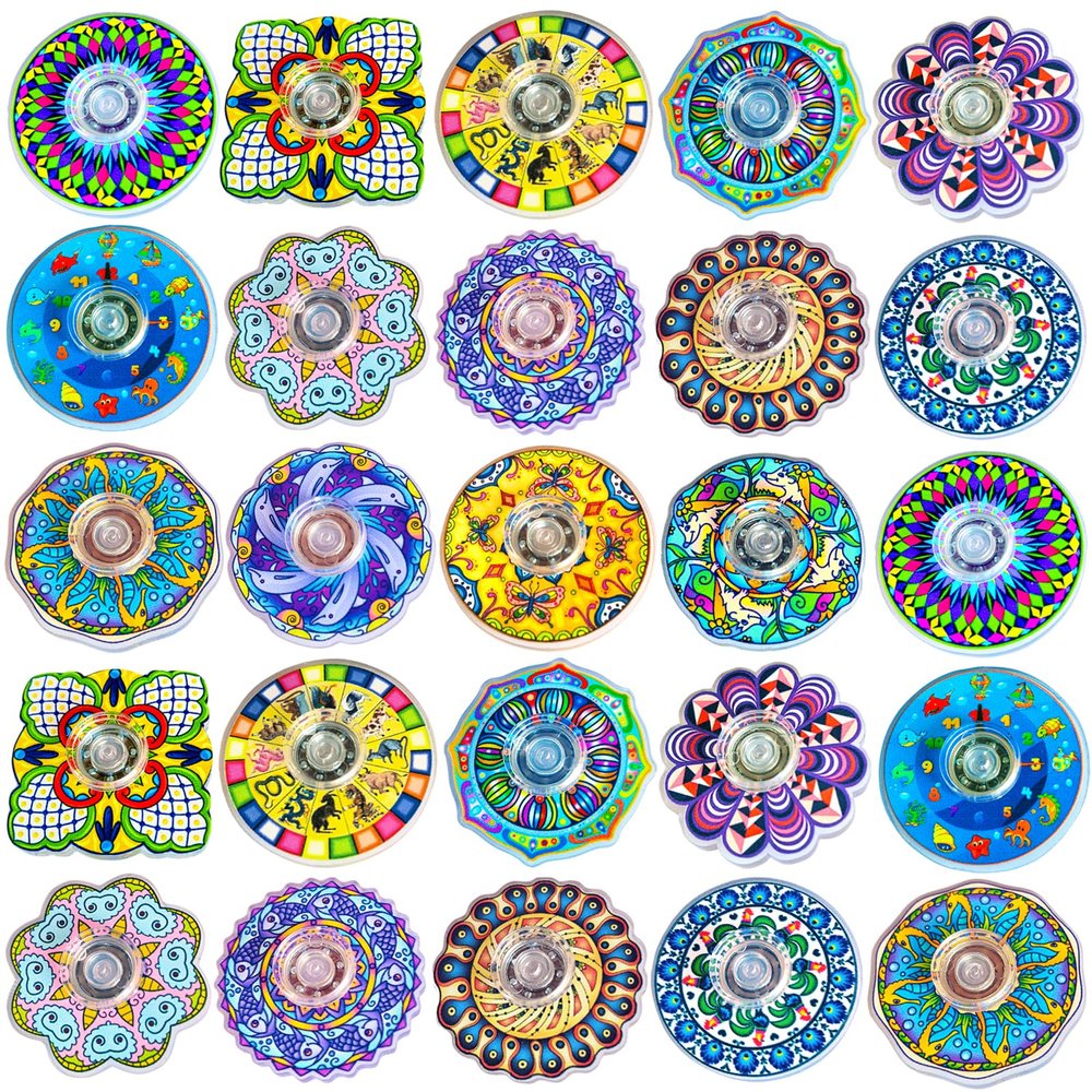 40 Pack Fidget Spinner Fidget Toys Mini,Party Favors Easter Basket Goodie Bag Stuffers Gifts,Stress Relief Sensory Toys for Kids Adults ADHD Autisms,Treasure Box Toy for Classroom Prizes Supplies