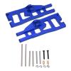 Drfeify 2Pcs RC Front Lower Swing Arm, Aluminium Alloy CNC Machining, Light Weight RC Truck Swing Arm with for REDCAT 1/6 Truck (Dark Blue view 2