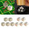 Acinkeety 13mm Six Sided Dices Alloys Game Dices Classroom Colorful Teaching Dices Educational Counting Toy Math Learning Tool view 2