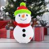 CoudarTitie Electric Snowman Figurines for Holiday Table Centerpiece Gift for Kids view 2