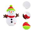 CoudarTitie Electric Snowman Figurines for Holiday Table Centerpiece Gift for Kids view 4