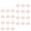 24 Pieces Crochet Baby Stand 12 Single Needle 12 Twin Needle Wooden Knitted Baby Display Holder view 2