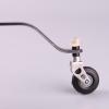 Colaxi Carbon Fiber Landing Gear Tail Wheel Assembly with Screws 1.25inch Wheel Parts Kits for Adults for RC Airplane Model Aircraft, 85CC to100CC view 3