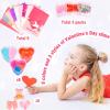 Valentine's Day Gifts for Kids-24 Sets of Slime and 9 Valentine Card, Class Valentine Gifts, Kids Valentines Gifts for School, Slime Party Favors with Gift Cards, Valentine Gifts for Kids view 2