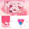 Valentine's Day Gifts for Kids-24 Sets of Slime and 9 Valentine Card, Class Valentine Gifts, Kids Valentines Gifts for School, Slime Party Favors with Gift Cards, Valentine Gifts for Kids view 3